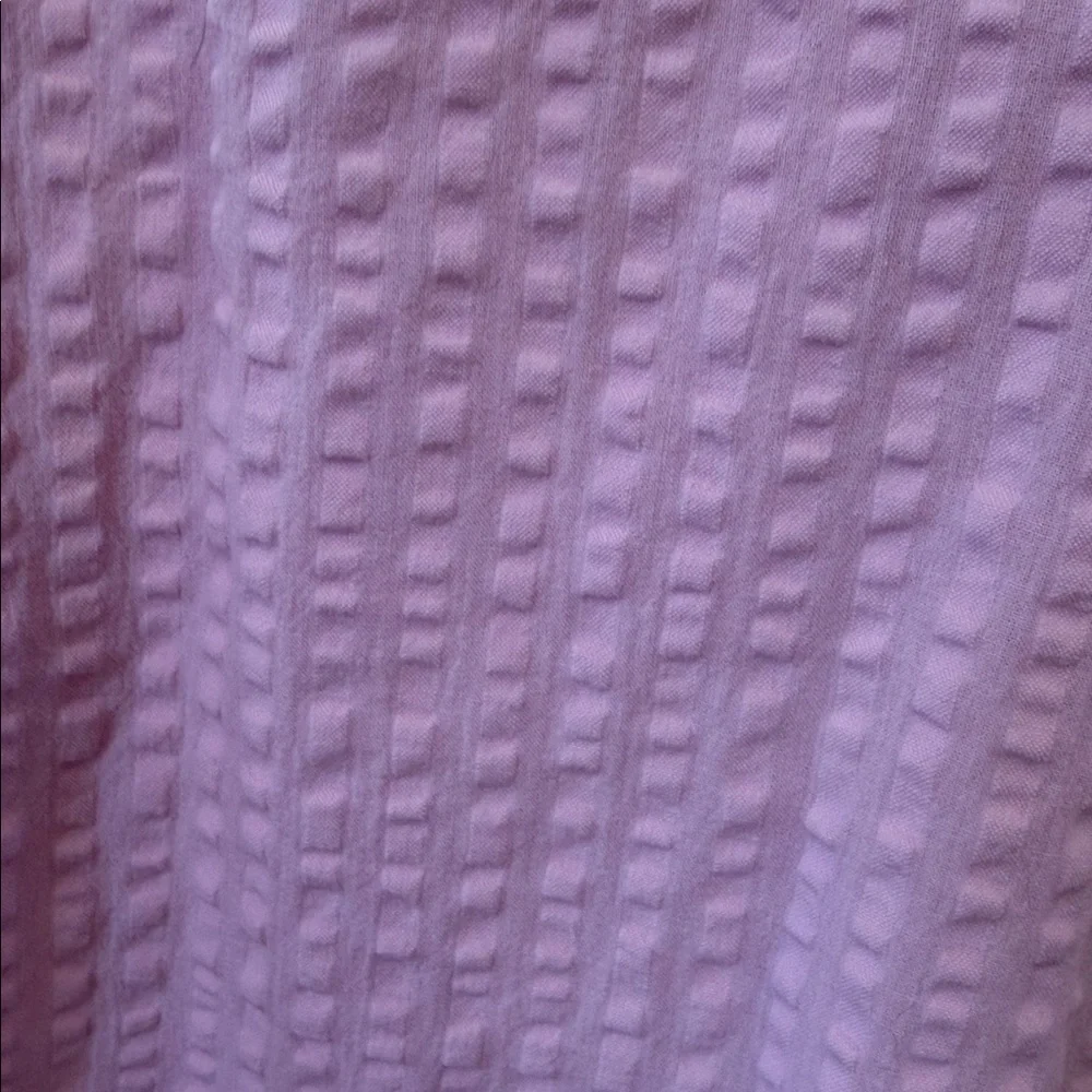 Pink textured seersucker dress is from the brand stem.Size 5